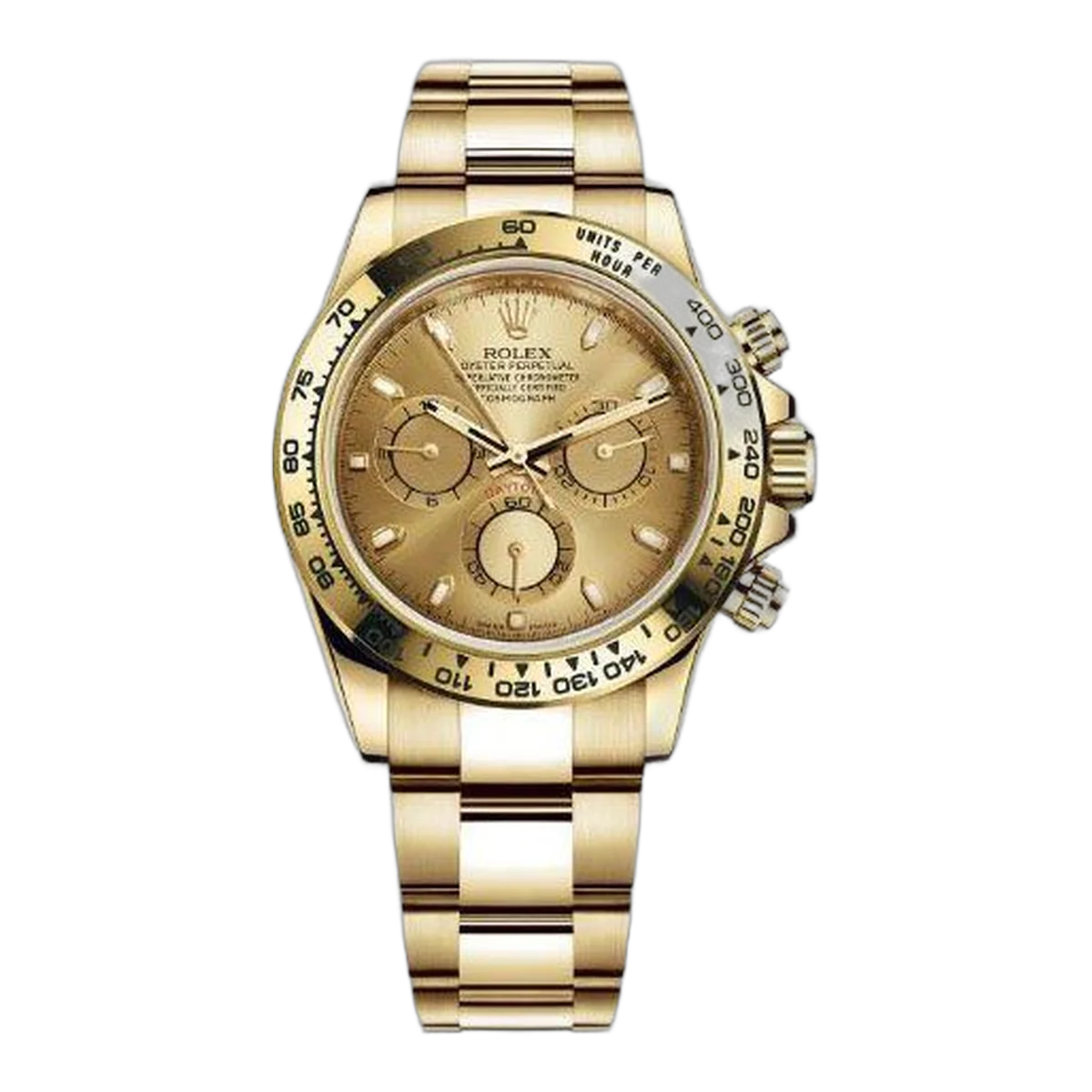 Rolex Professional Cosmograph Daytona 40Mm 18Kt Yellow Gold Men's Watch