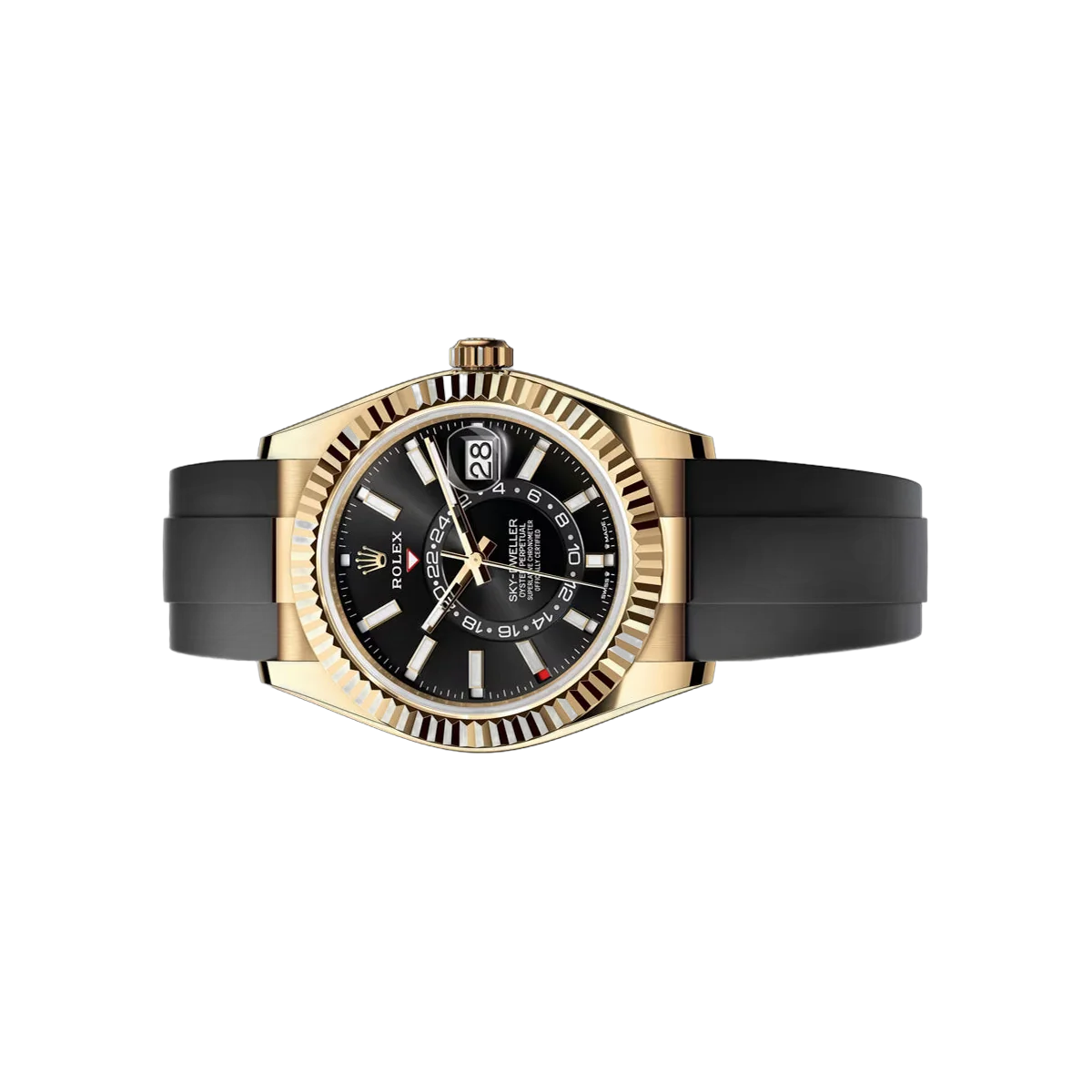 Rolex Sky-Dweller 336238-0002 Yellow Gold 42mm Black Dial Men's Watch – additional product photo 2