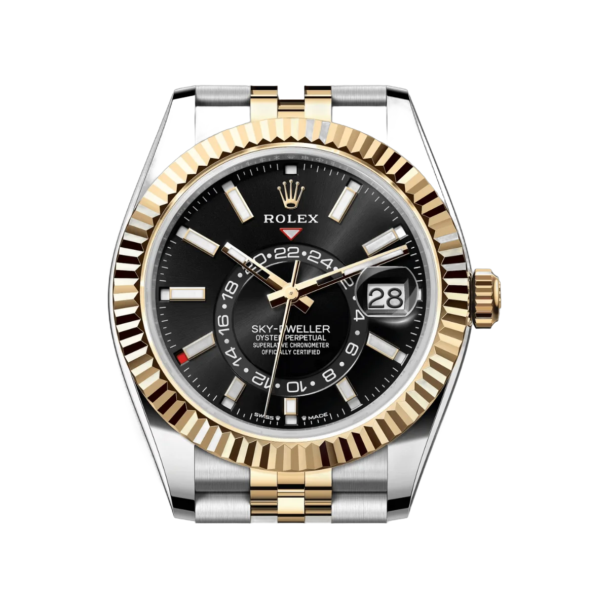 Rolex Sky Dweller 336933-0004 Oystersteel Yellow Gold Bright Black Dial 42mm Men’s Watch – additional product photo 3