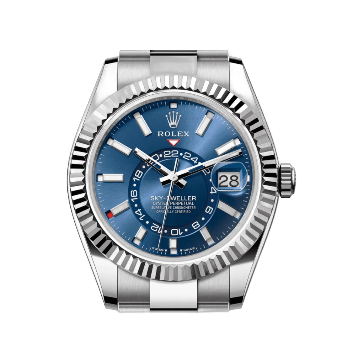 Rolex Sky Dweller 336934-0005 White Gold Bright Blue Dial 42mm Mens Watch – additional product photo 3