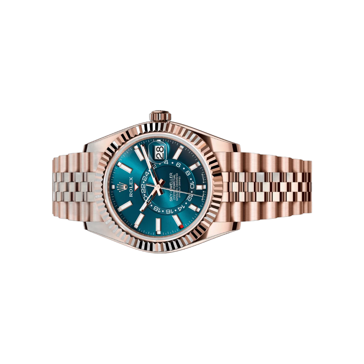 Rolex Sky Dweller 336935-0005 Everose Gold Blue-Green Dial 42mm Men’s Watch – additional product photo 2