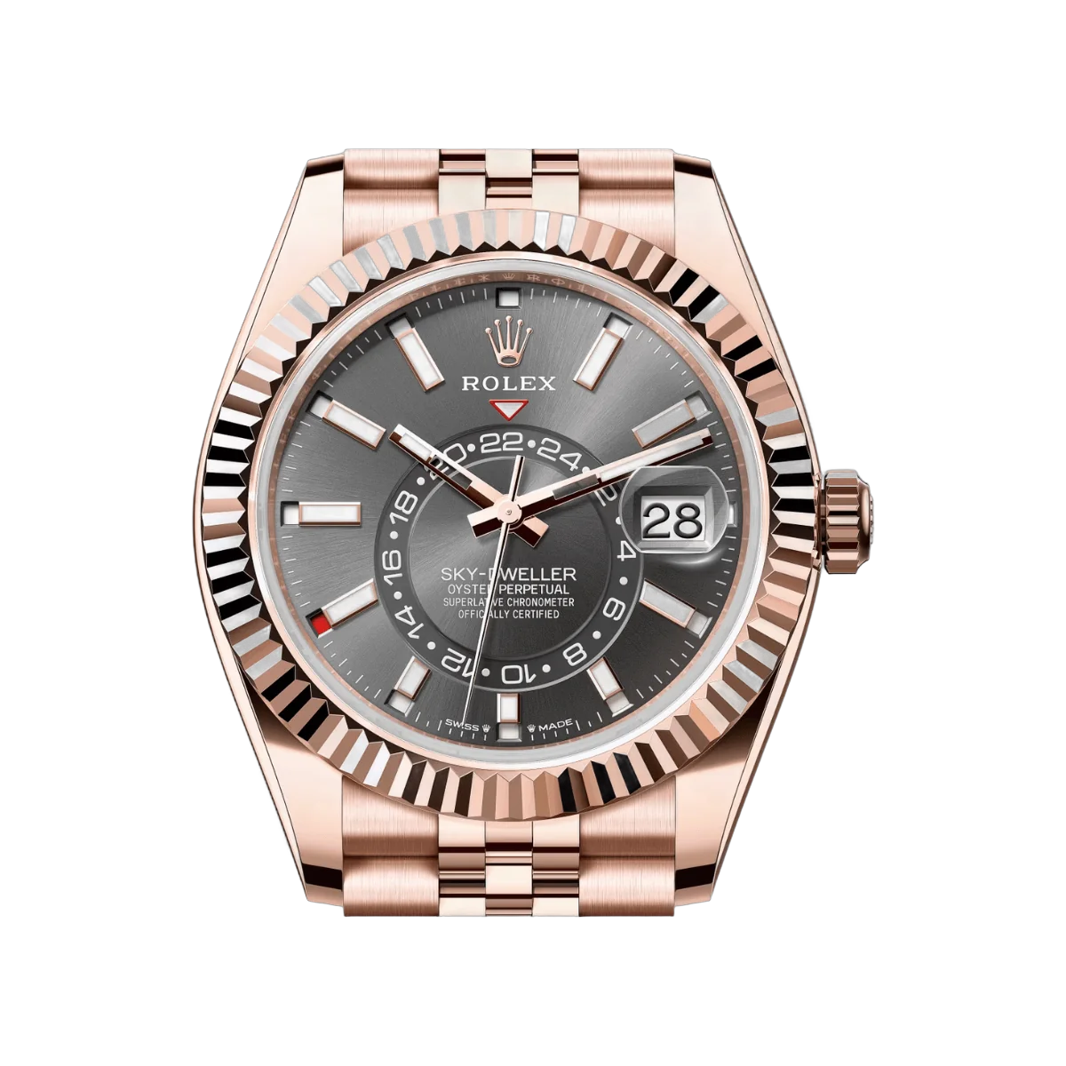 Rolex Sky Dweller 336935-0008 Everose Gold Slate Dial 42mm Men’s Watch – additional product photo 3