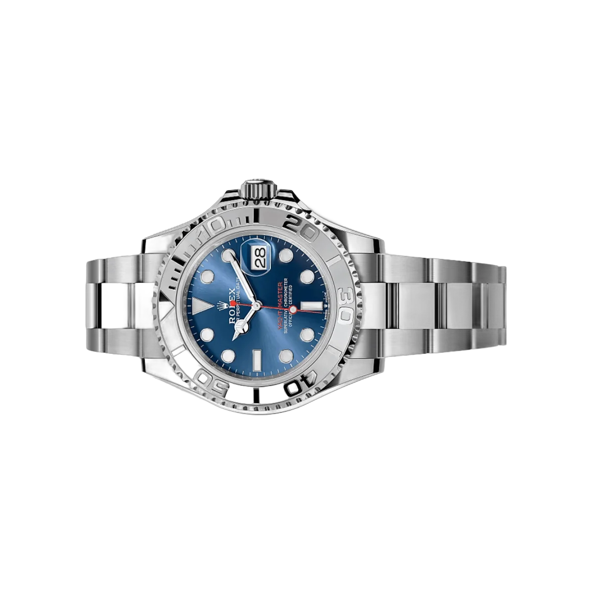 Rolex Yacht Master 126622-0002 Stainless Steel Platinum Bezel 40mm Blue Dial Men's Watch – additional product photo 2