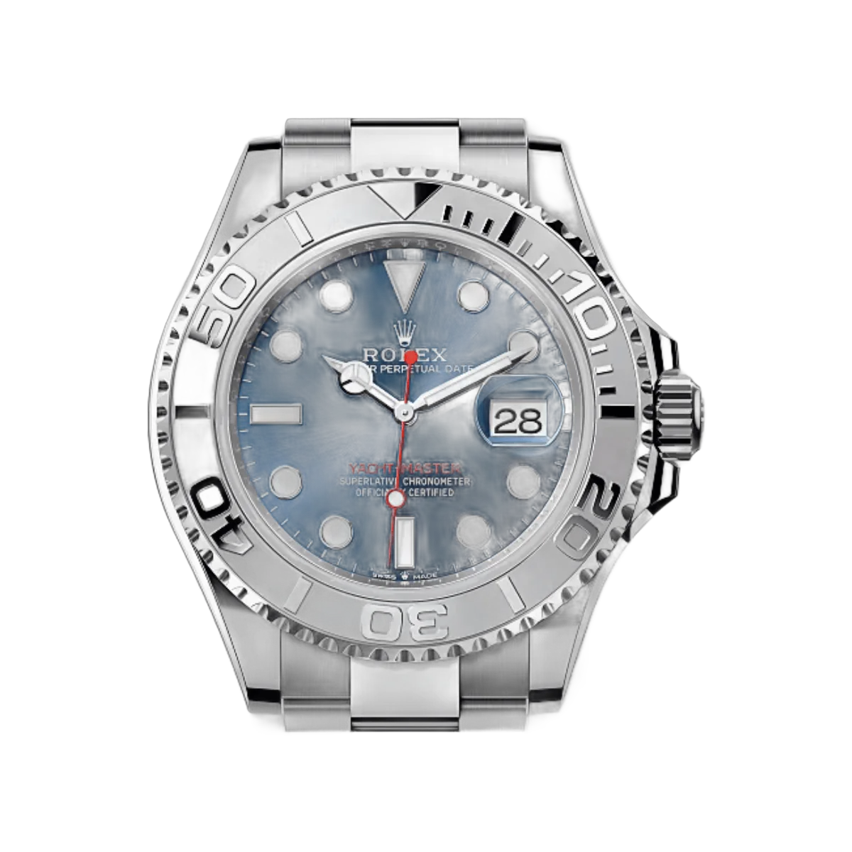 Rolex Yacht Master 126622-0002 Stainless Steel Platinum Bezel 40mm Blue Dial Men's Watch – additional product photo 3