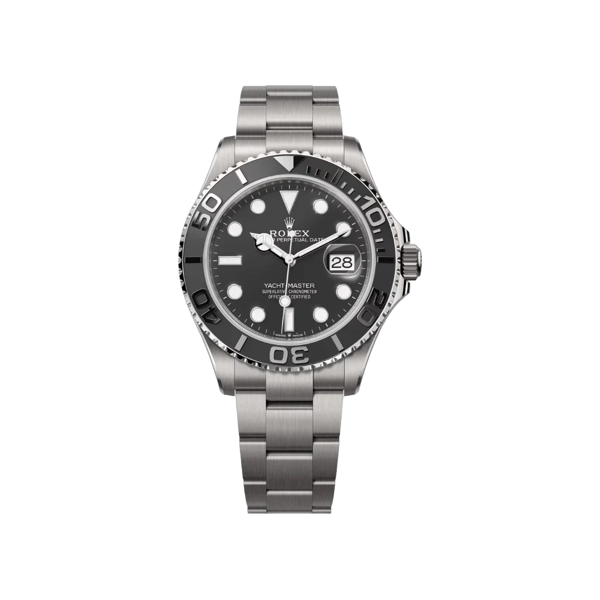 Rolex Yacht Master 42 226627-0001 RLX Titanium Intense Black Dial 42mm Men’s Watch