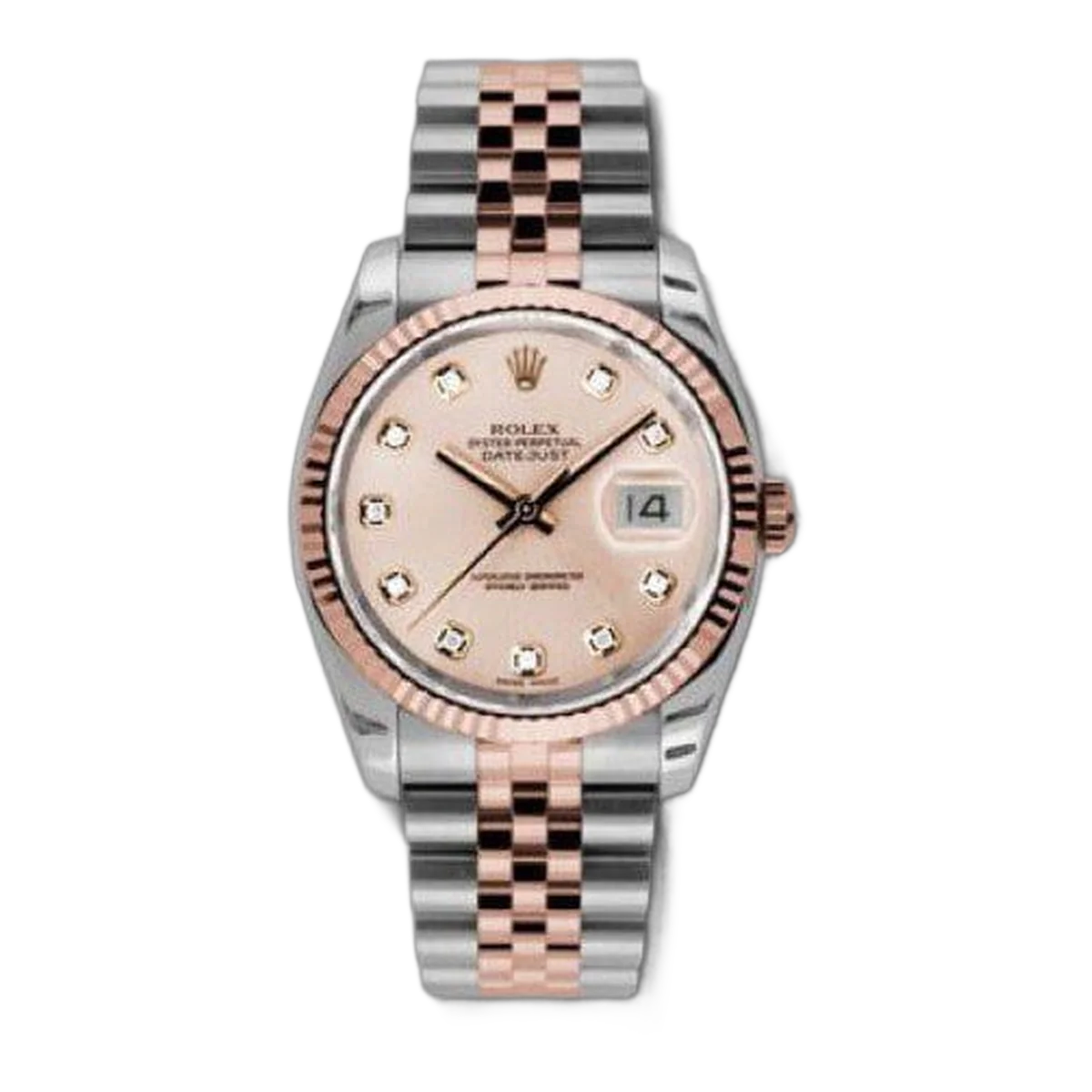 Rolexdatejust Stainless Steel 36Mm Men's Watch