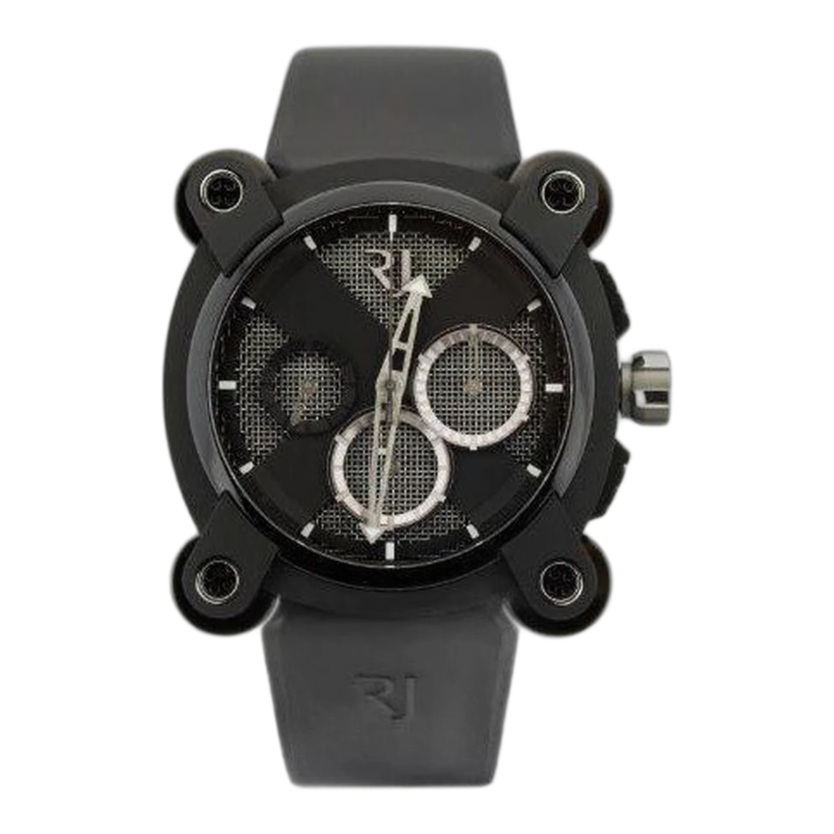 Romain Jerome Moon DNA Moon Invader RJ.M.CH.IN.005.01 Speed Metal Chronograph 46Mm Black Pvd Coated Steel Men's Watch
