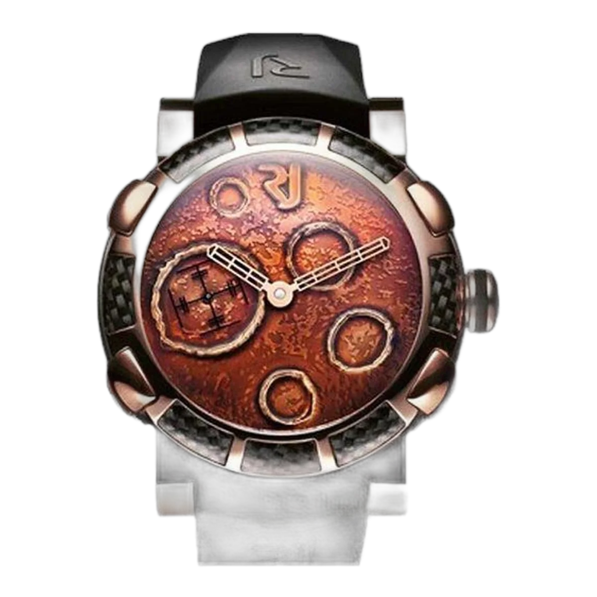 Romain Jerome Moon Dust Dna Gold Mood Ochre In 2-Tone With Peach Dial Men's Watch