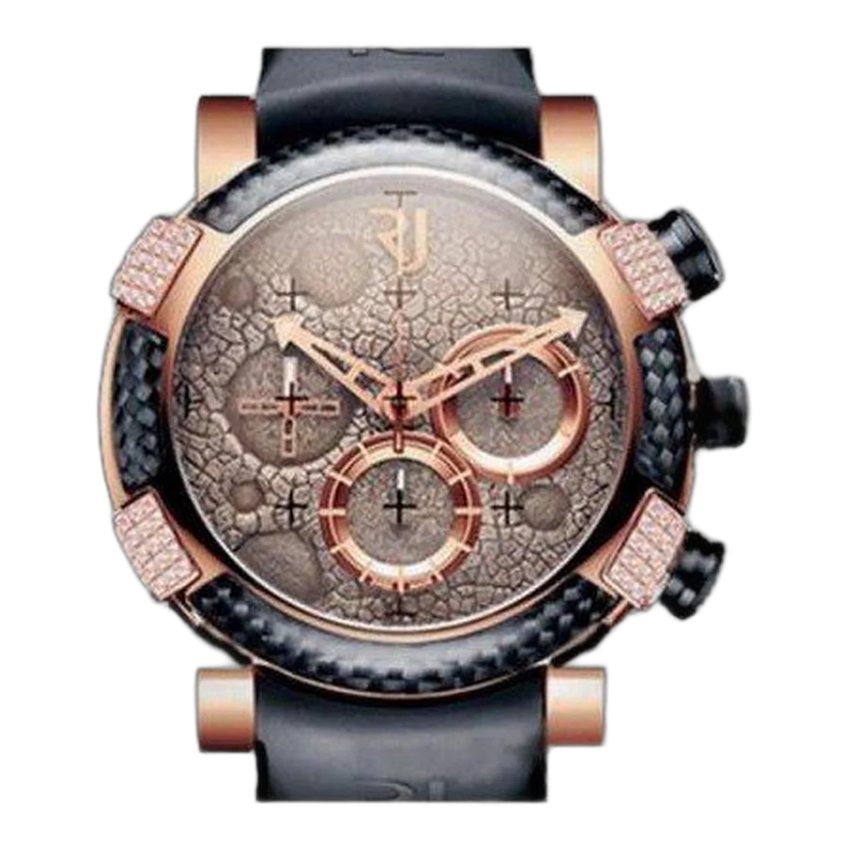 Romain Jerome Red Mood Set Chronograph 46Mm Carbon Fiber Men's Watch