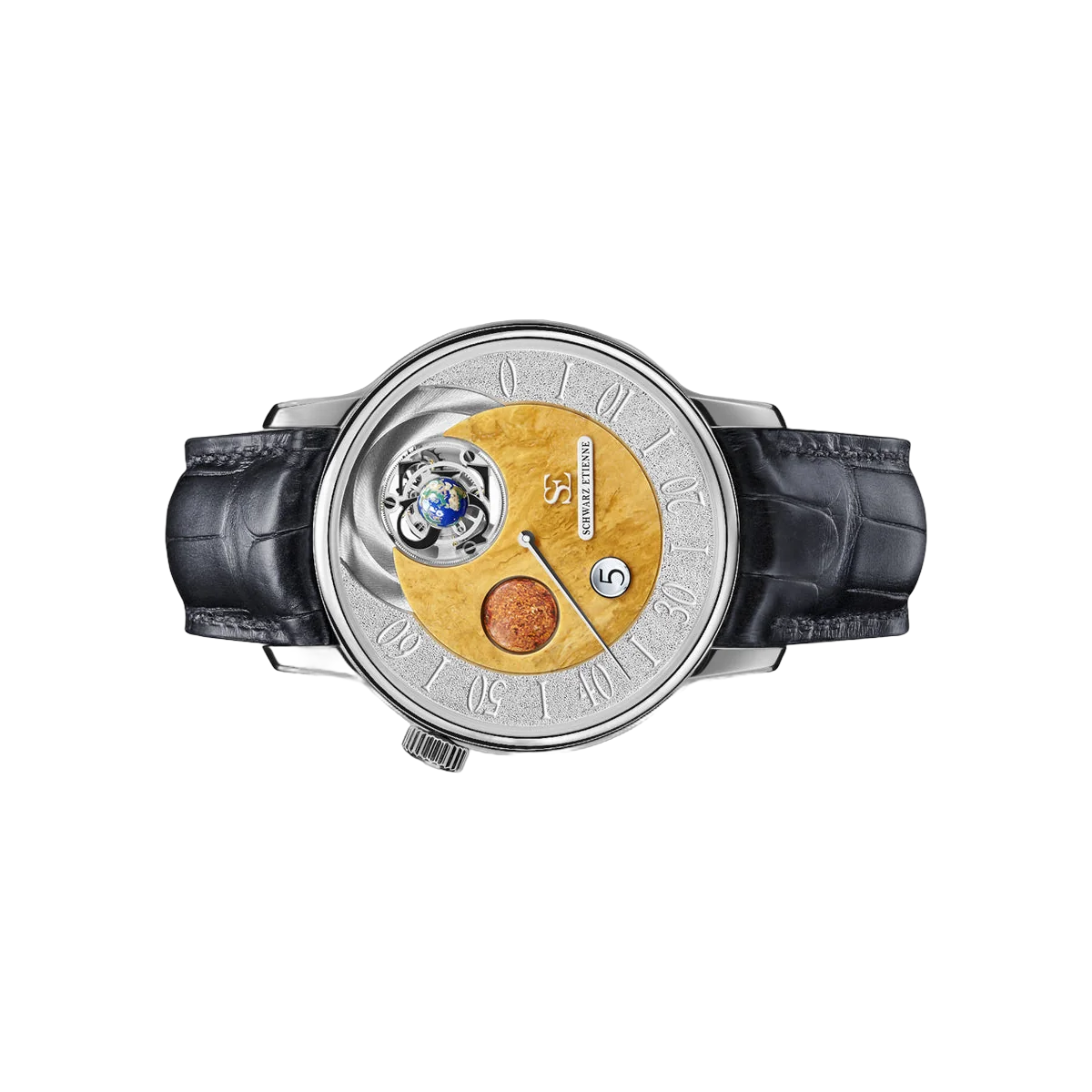Schwarz Etienne Ode to the week WCF20TJSUWG01AA Tourbillon White Gold 43mm Sun Dial Men’s Watch – additional product photo 2