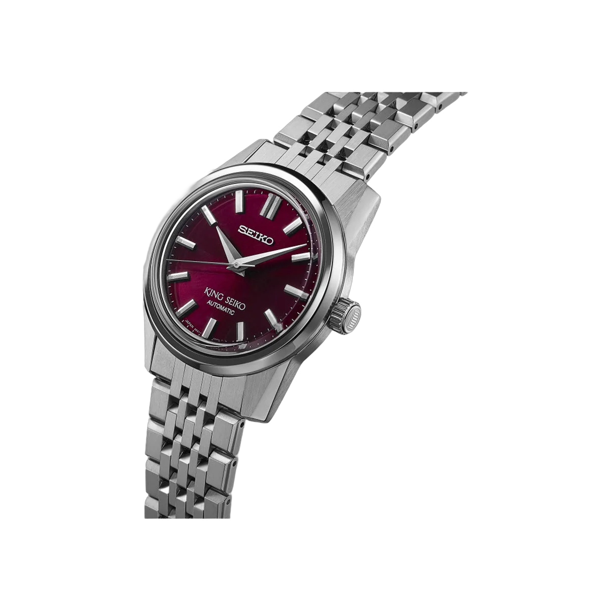 Seiko King Seiko SPB287J1 Stainless Steel 37mm Red Dial Men's Watch – additional product photo 2
