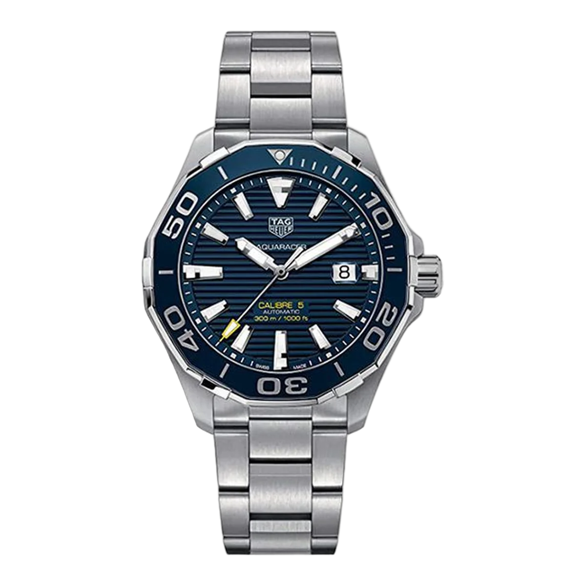 Tag Heuer Aquaracer Way201B.Ba0927 300 M Blue Index Blue Calibre 5 Automatic Blue Dial