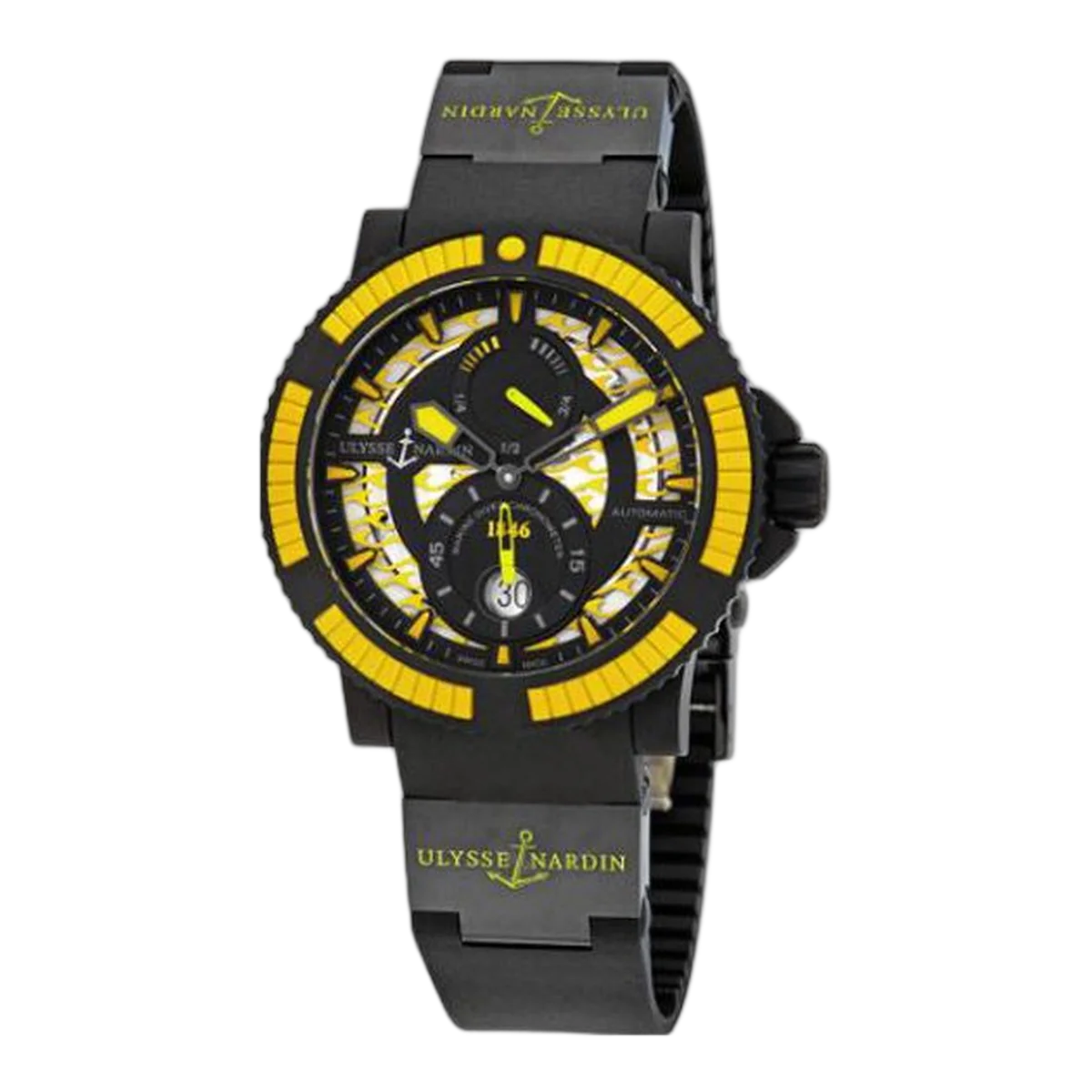 Ulysse Nardin Black Sea 46Mm Stainless Steel/Rubber