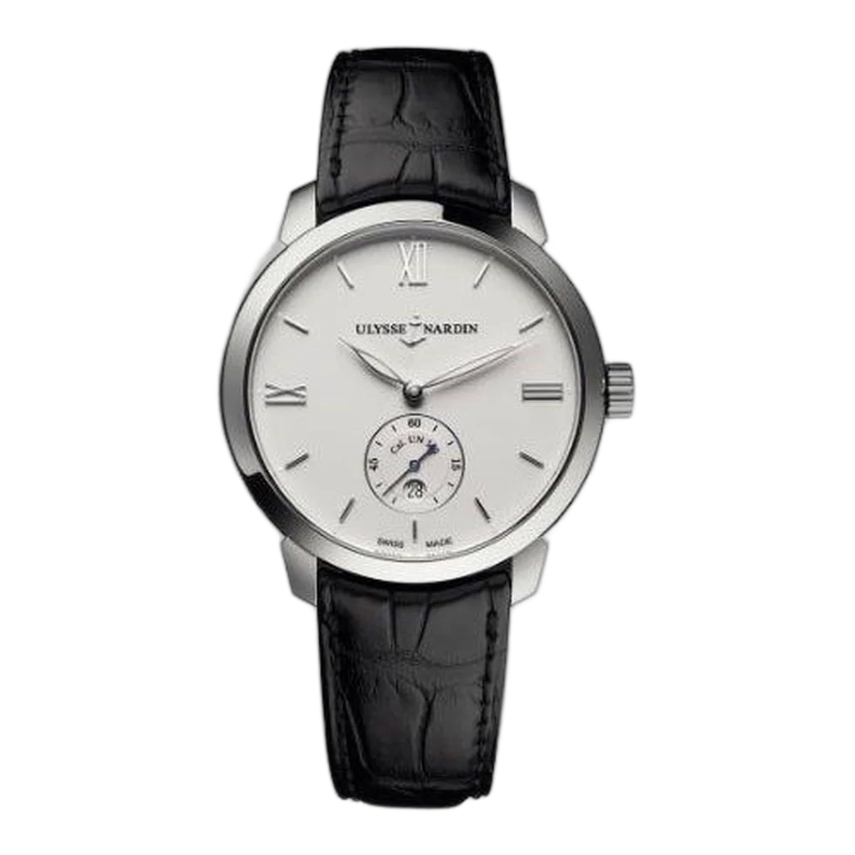 Ulysse Nardin Classico Silver Dial 40Mm Stainless Steel Men's Watch
