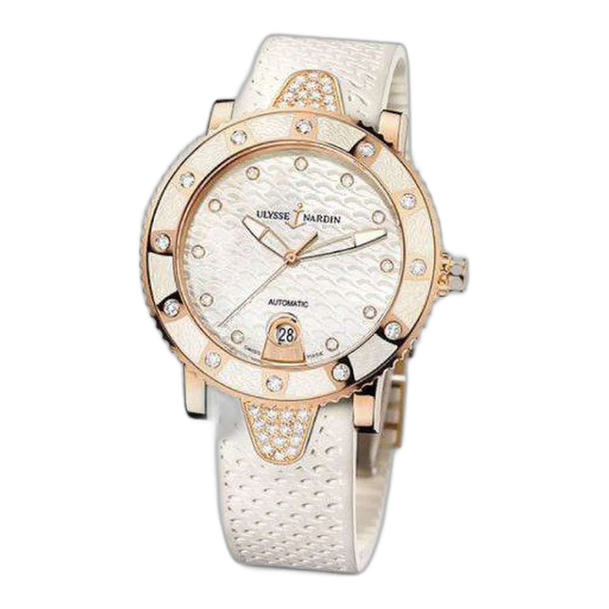 Ulysse Nardin Marine Lady Diver 40Mm 18Kt Rose Gold Ladies Watch