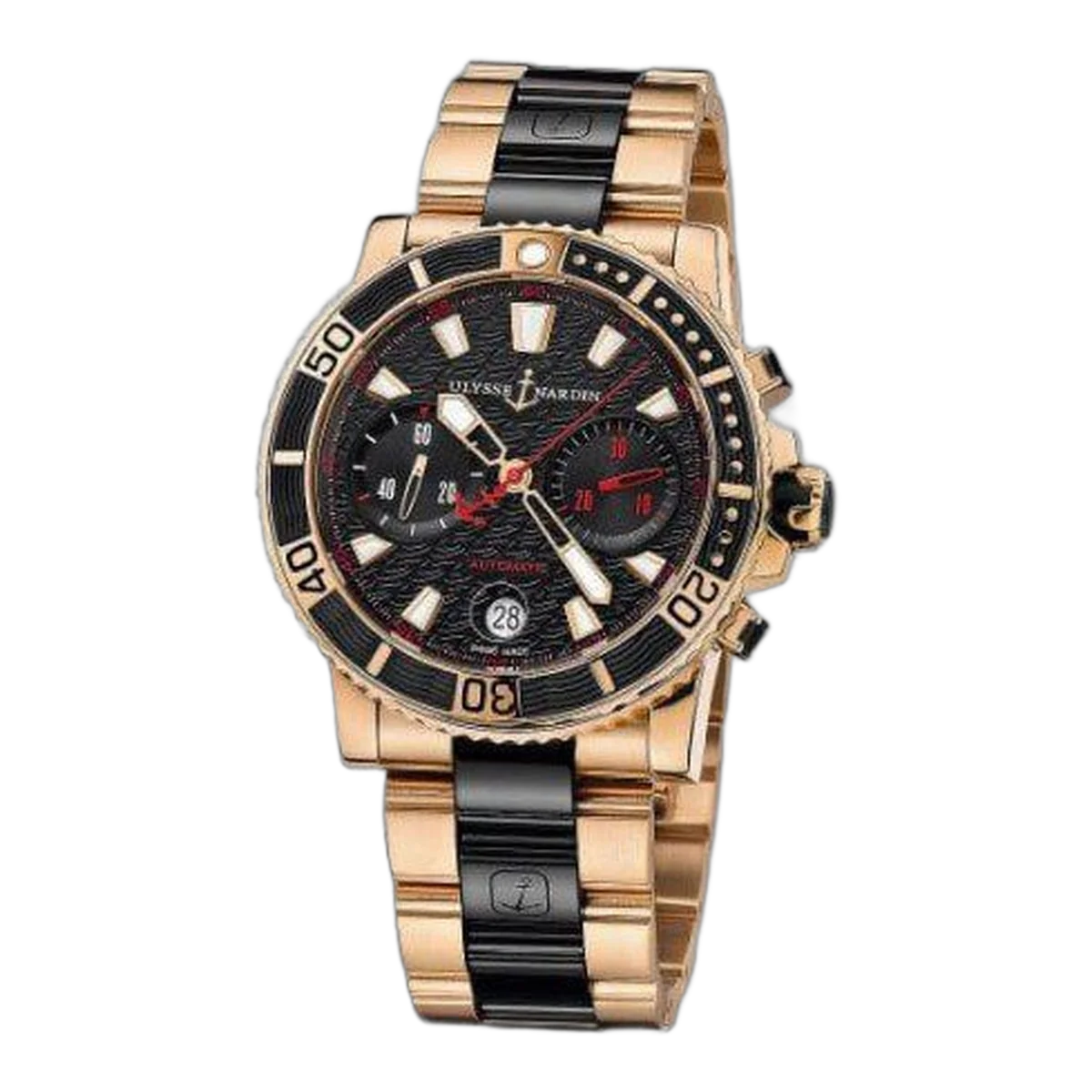 Ulysse Nardin Maxi Marine 18Kt Rose Gold 42.7Mm Men's Watch
