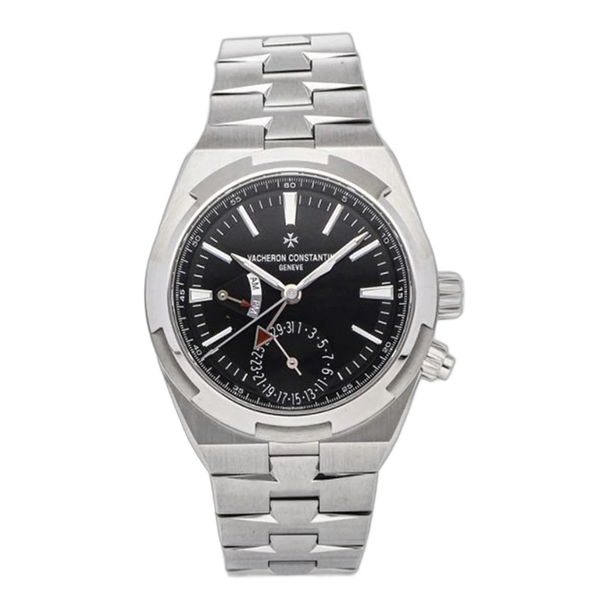 Vacheron Constantin Overseas 7900V/110A-B546 Black Dial Dual Time 41Mm Stainless Steel Men's Watch 7900V/110A-B546