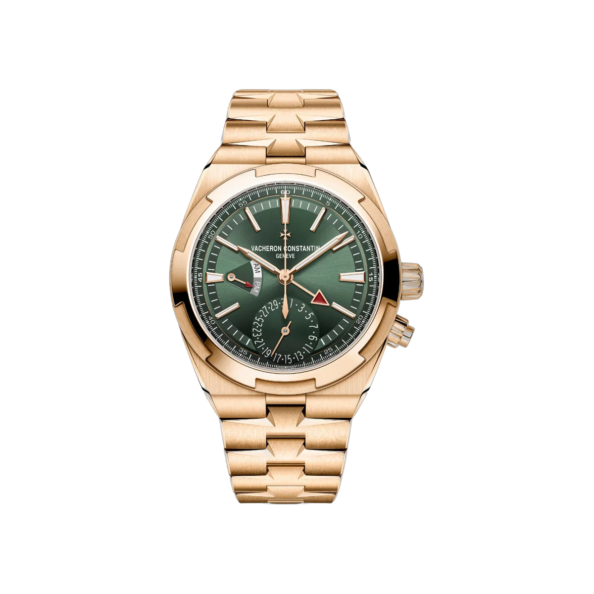 Vacheron Constantin Overseas 7920V/210R-B965 Rose Gold Dual Time 41mm Green Dial Men's Watch
