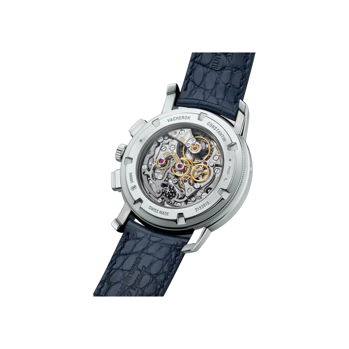 Vacheron Constantin Traditionelle 5000T/000P-B975 Platinum Perpetual Calendar 43mm Salmon Dial Men's Watch – additional product photo 4