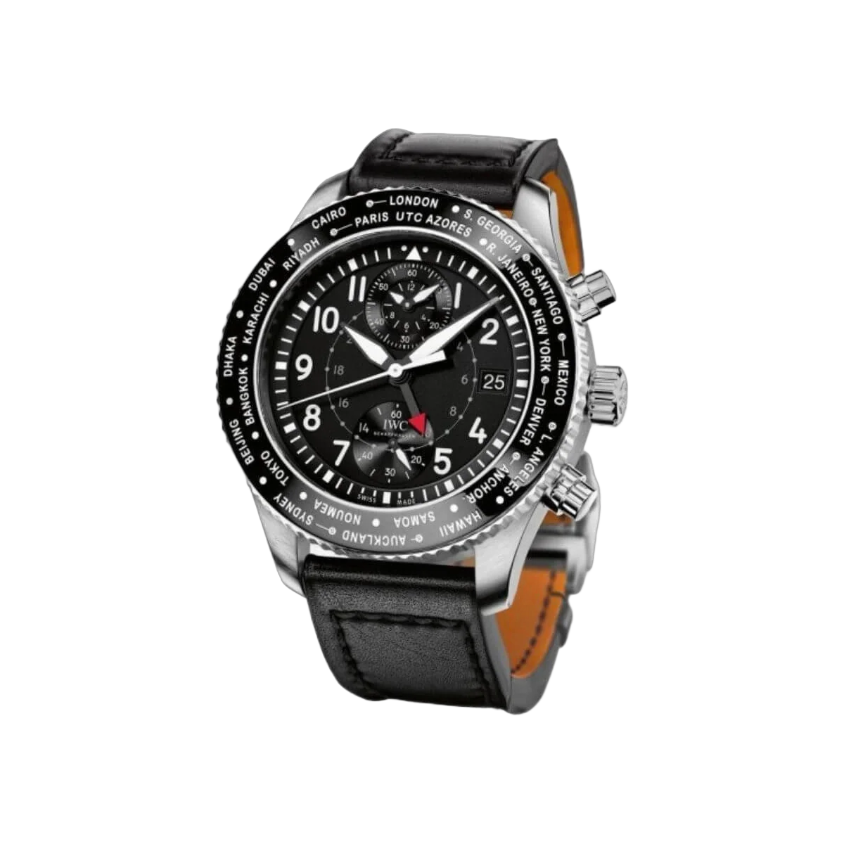 WC Pilots IW395001 Watch Timezoner Chronograph Black Dial – additional product photo 4