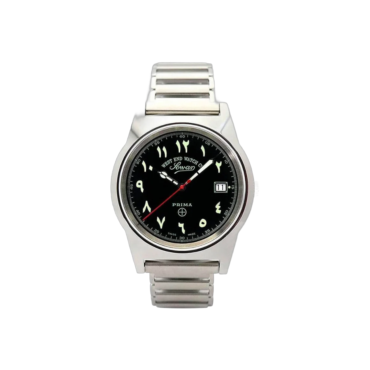 West End Watch Co. 6841.10.blac Sowar Prima UAE Special Edition Black Dial