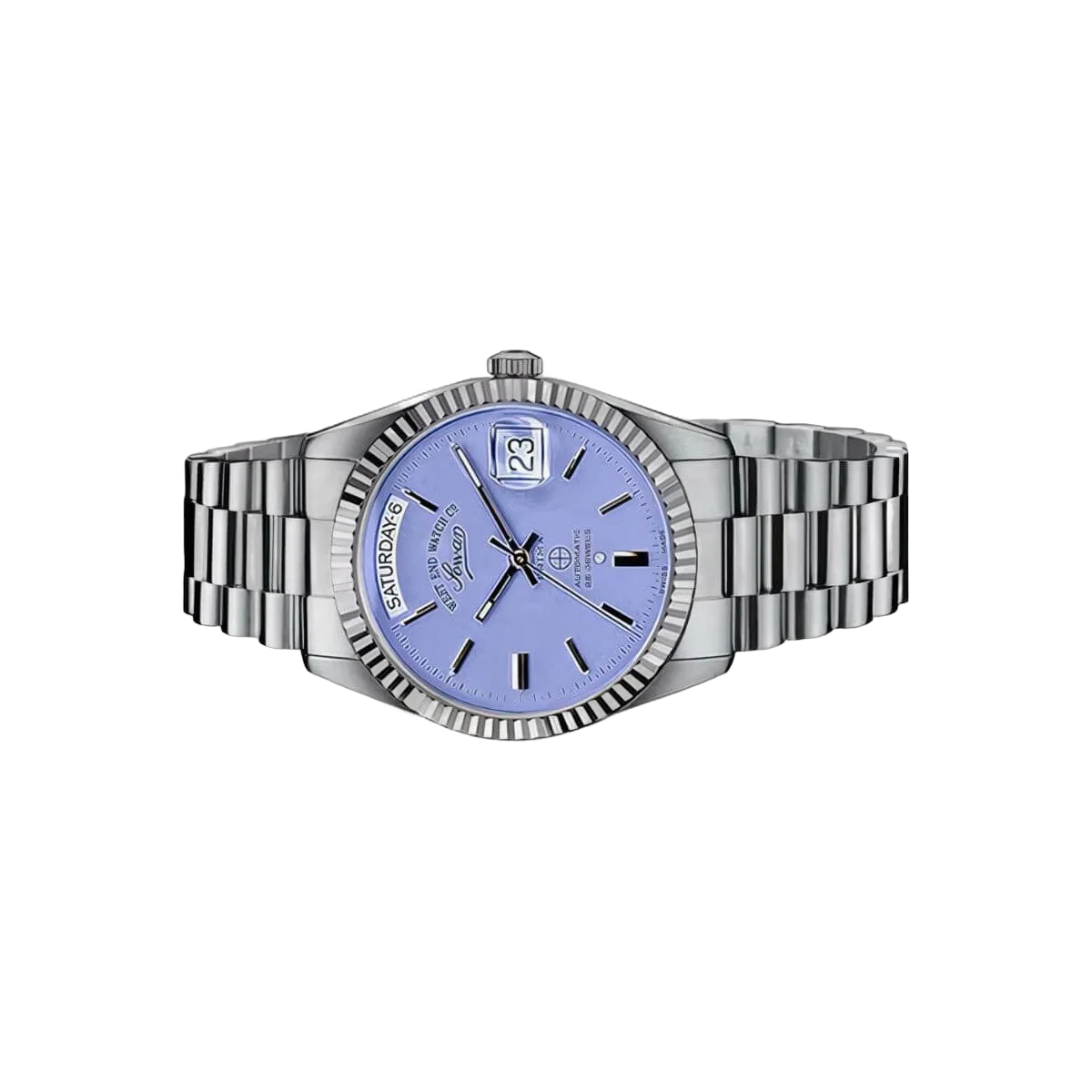 West End Watch Co. 6868.10.3353 Sowar Prima Purple Index Dial Jubilee Bracelet Men’s Watch – additional product photo 2