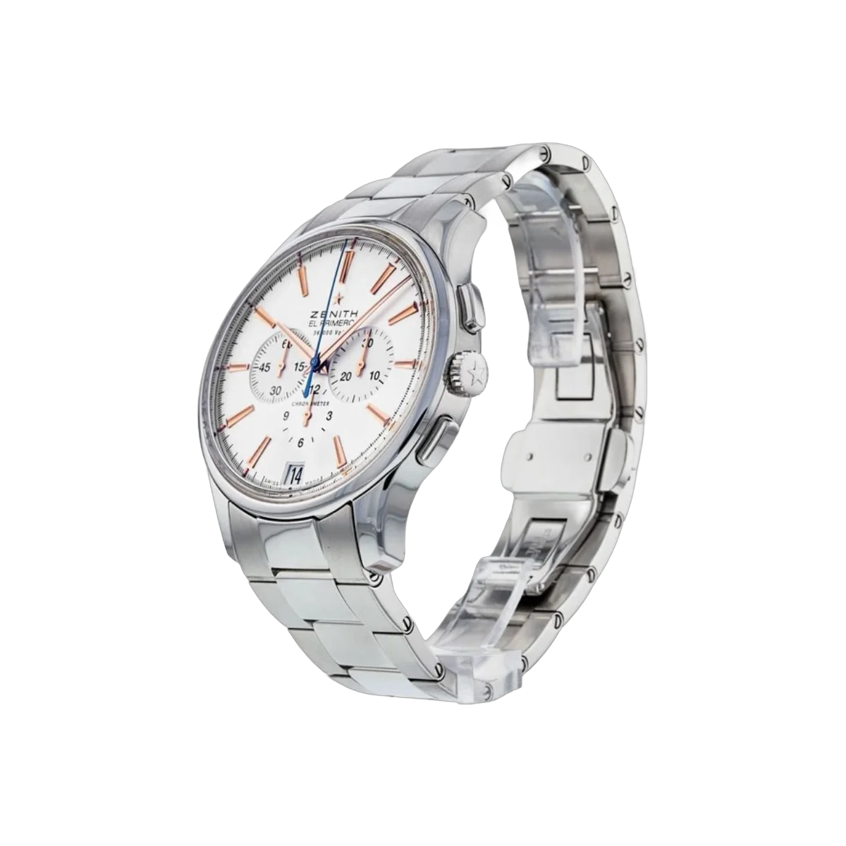 Zenith Captain 03.2110.400/01.M2110 Silver Dial Chronograph 42Mm Stainless Steel Men’s Watch – additional product photo 2