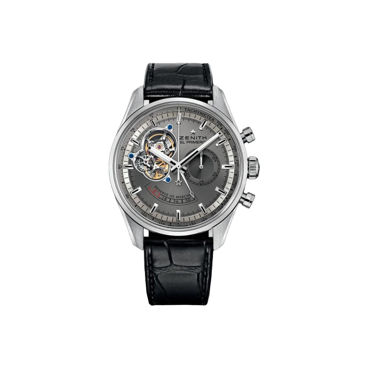 Zenith Chronomaster 40.2082.4021/91.C496 El Primero Open Heart Power Reserve Grey Dial