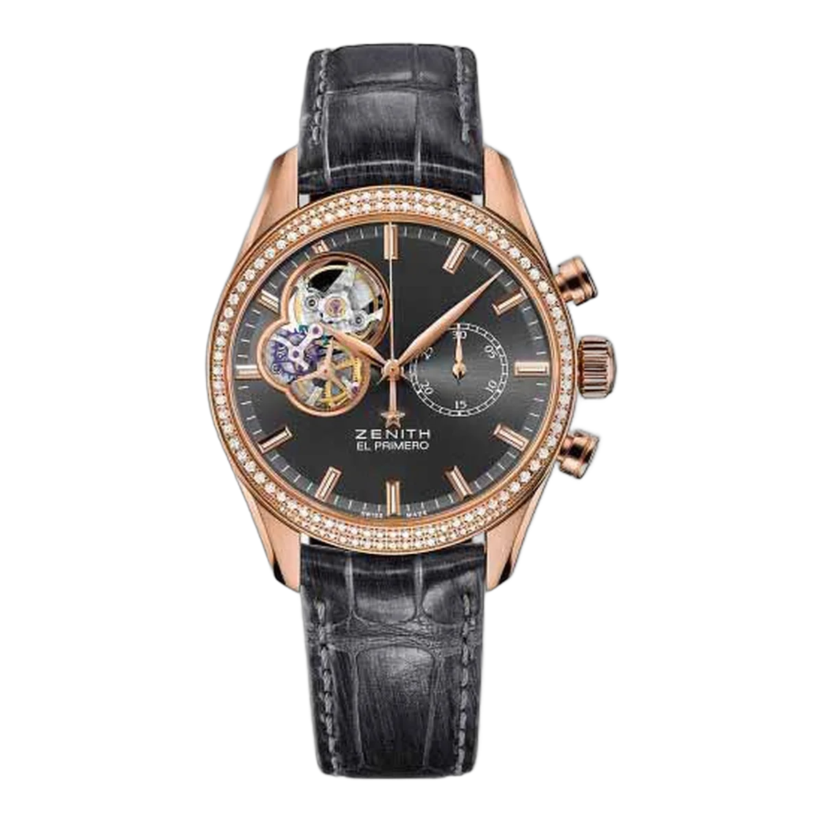 Zenith Chronomaster El Primero Lady 38Mm 18Kt Rose Gold Ladies Watch Ref. 22.2150.4062/91.C752