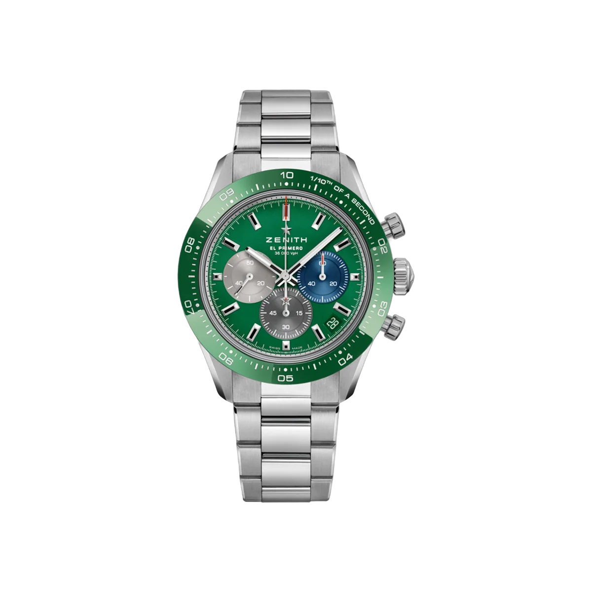Zenith Chronomaster Sport 03.3119.3600/56.M3100 Stainless Steel 41mm Green Dial Men's Watch