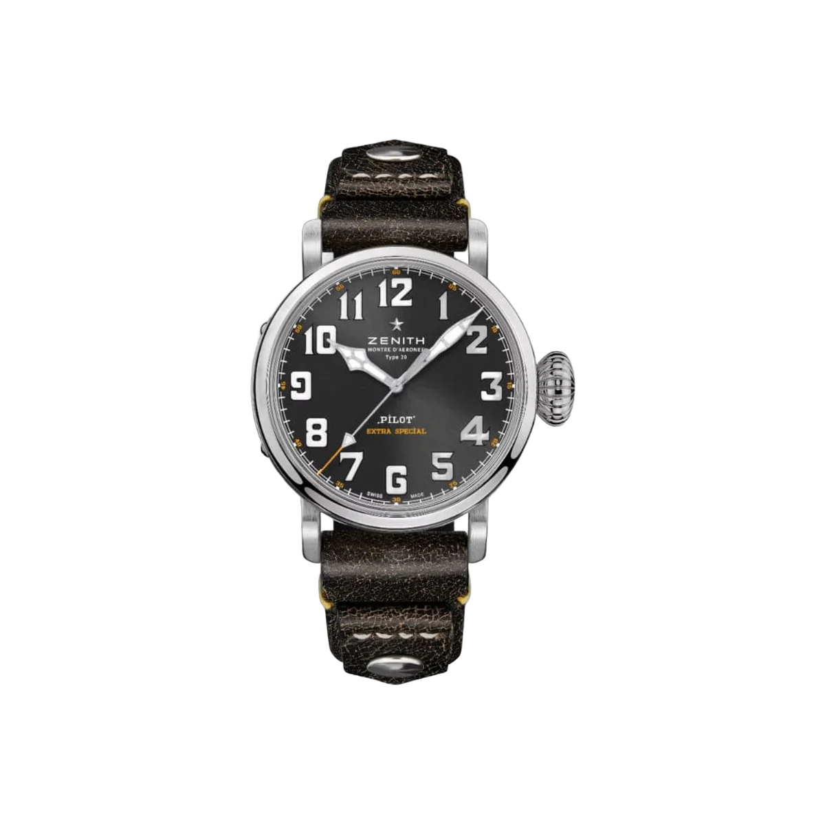 Zenith Pilot Type 20 03.2434.679/20.I010 Rescue Grey Dial Men's Watch