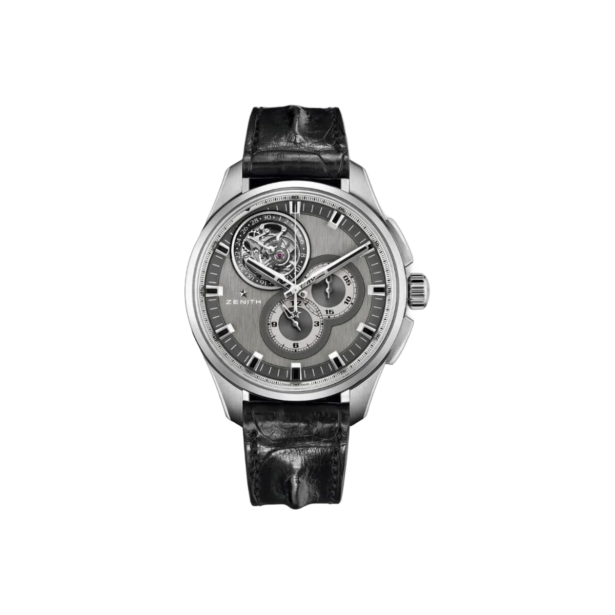 Zenith Tourbillon 95.2260.4035/21.C759 El Primero 45Mm Brushed Titanium Men’s Watch